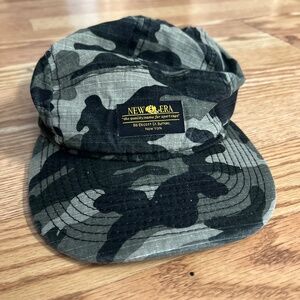 New Era 5 Panel Camo Camping Hat (Purchased in Japan)